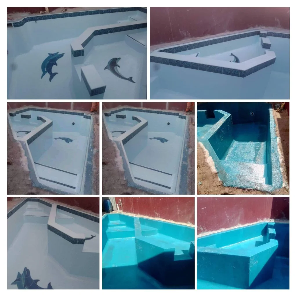 Pool lining project 4