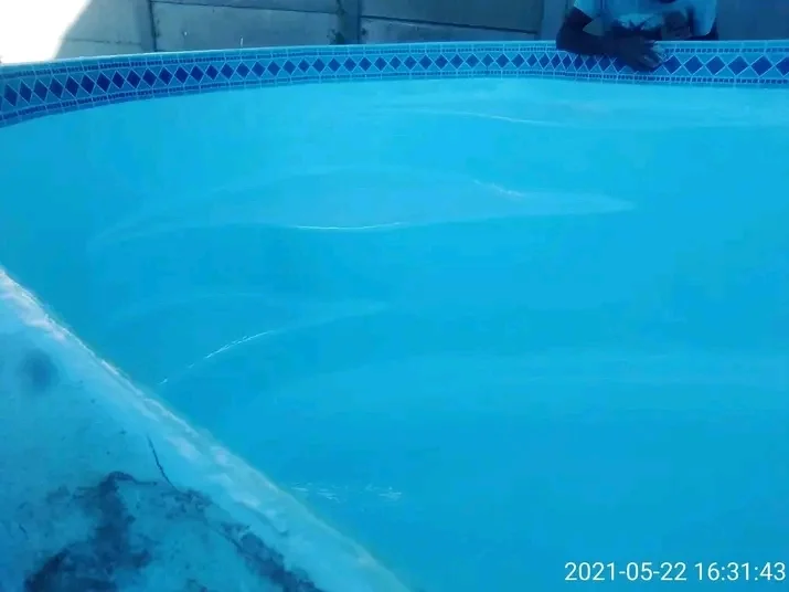 Pool lining project 5