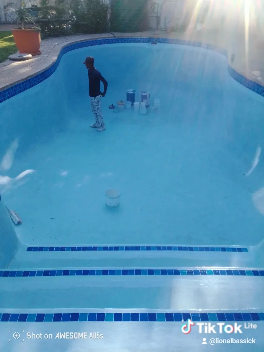 Pool lining project 9